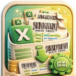 สร้างบาร์โค้ดจาก Excel